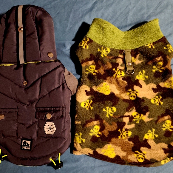 Small Dog JACKET AND A WARM FLEECE Jacket GENTLY USED CONDITION - Picture 7 of 10